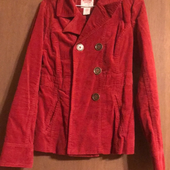 Mossimo Supply Co. Jackets & Blazers - New red suede jacket